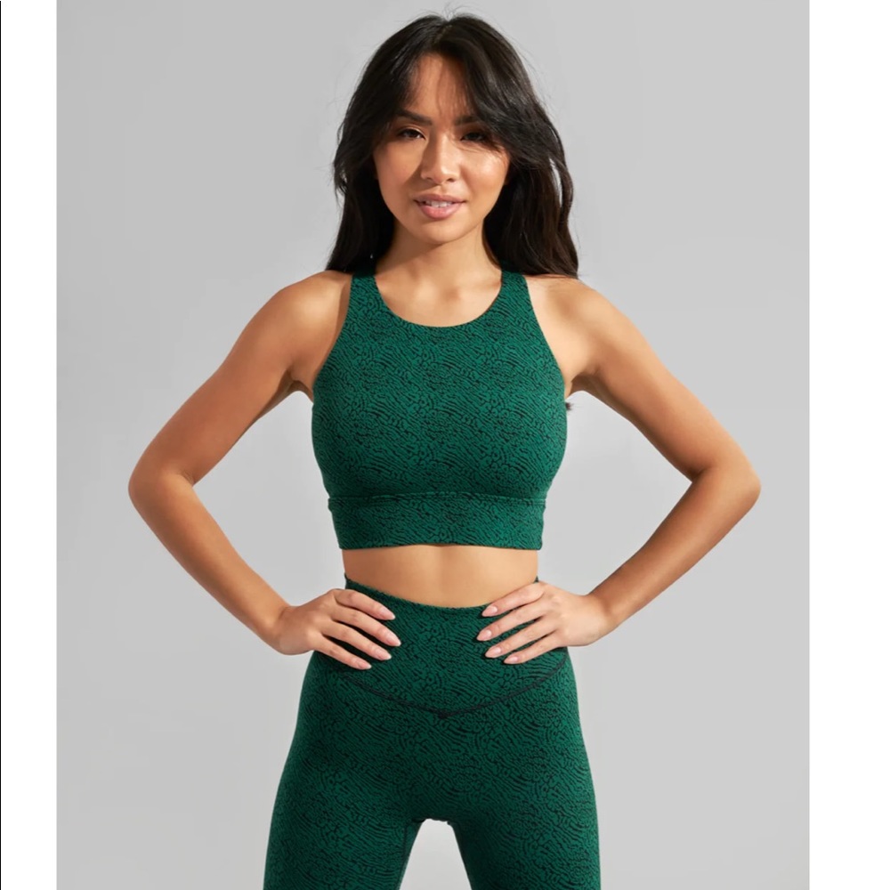 BuffBunny Evolve Jacquard Sports Bra - Poison Ivy Nucleus Print